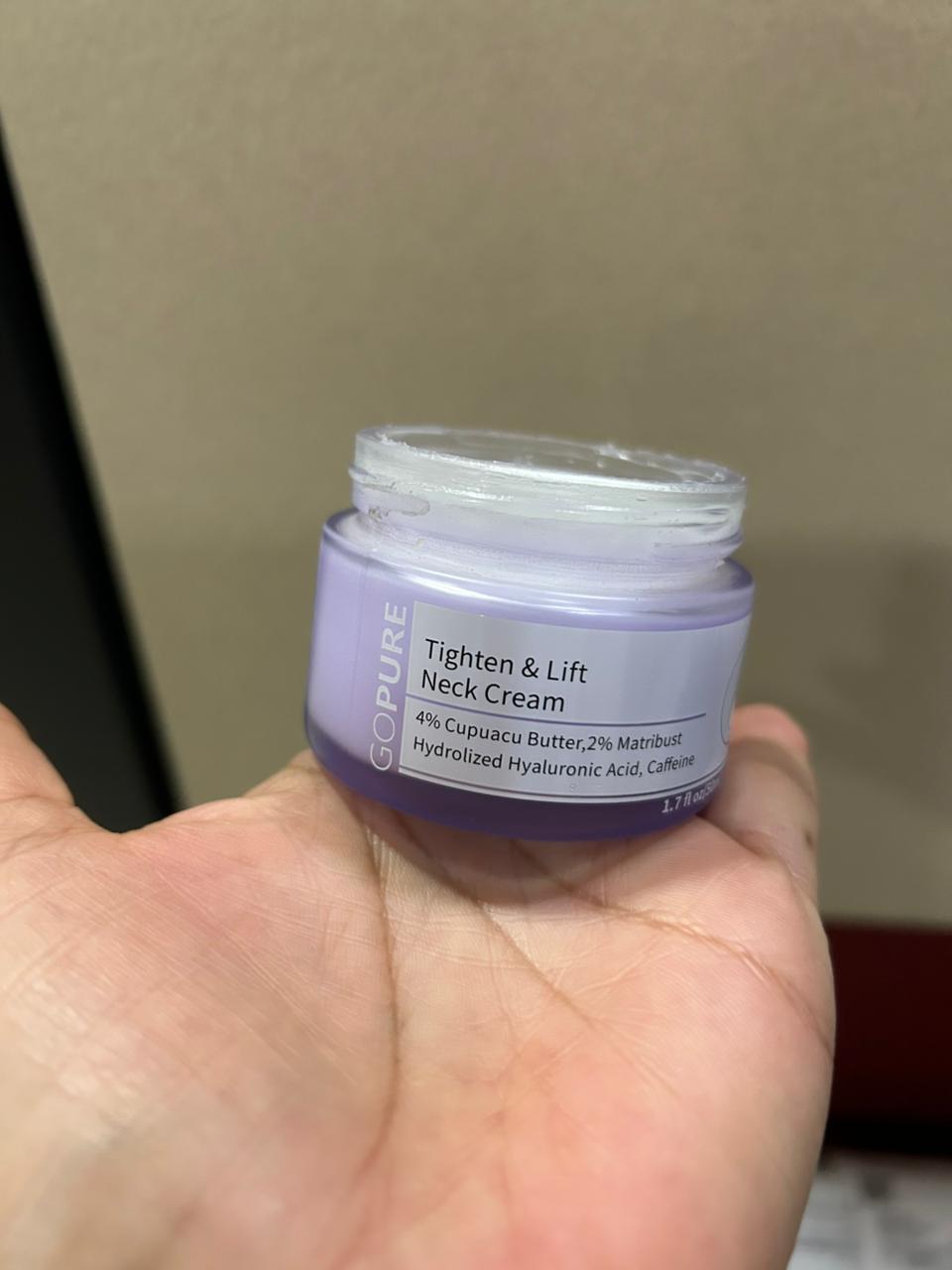 GOPURE Crema reafirmante cuello